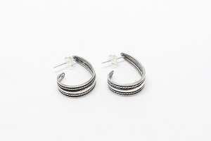 Earrings: Sterling Curve Earrings