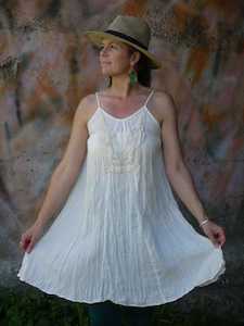 Summer Sale: Crochet Top A-line Dress