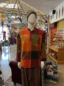 All Mens: Cotton Patchwork Shirt