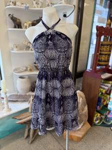 Coconut Halter Dress