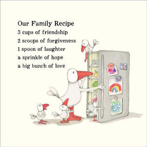 Our Family Recipe Card