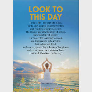 Look To this Day. Card