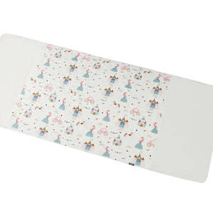 Baby & Kid Bed Waterproof Sheet With Wings-Princess & Castle