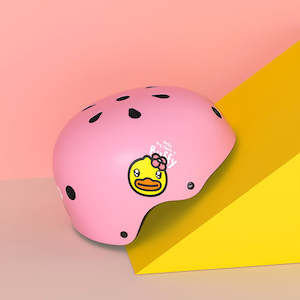 Pink B.Duck Co-branded Kids Bike Helmet, Toddler Bicycles Helmets with Pads for &hellip;
