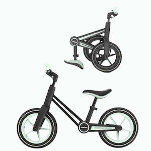 Balance Bikes: Premium Foldable & Adjustable Green Racing Balance Bike | Birthday Gift for Kids Aged 2-5 for Kids Aged 2-5
