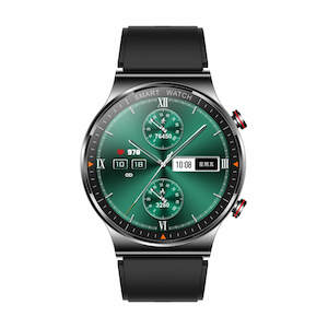 Smart Watches: Black Smart Watch Silicone Strap-Christmas Gift
