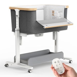 Portable & Adjustable Electric Baby Crib/ Baby Bassinet Bedside Sleeper 2 Rockin&hellip;