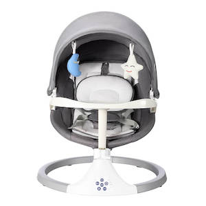 Smart Baby Swing Cradle Rocker/ Bouncer Seat with Dinning Table -Grey