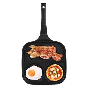 Products: Queensense titanium coating square divided Frypan 27cm - Himart