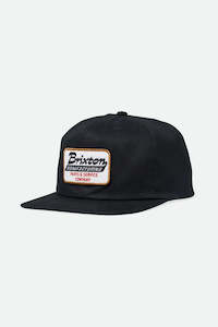 Fashion & Accessories: BRIXTON // Township NP HP Snapback BLACK