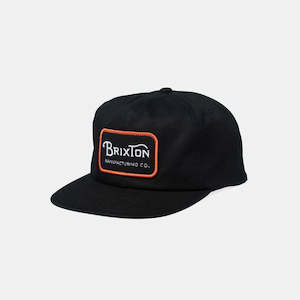 Fashion & Accessories: BRIXTON // Grade HP Snapback BLACK/ORANGE