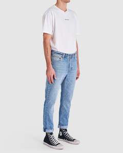 ABRAND // A Dropped Slim Jean DEXTER BLUE