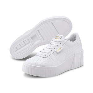 Puma: PUMA // Cali Wedge Women's Sneakers WHITE