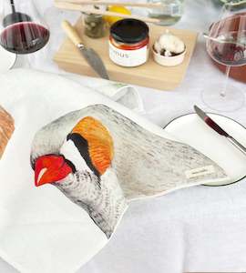 Home: FATHER RABBIT // Tea Towel BIRDS