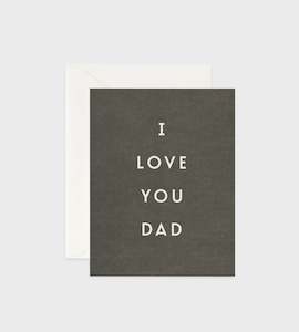 FATHER RABBIT // I Love You Dad Card