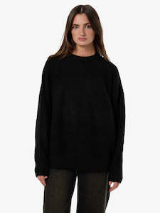 Her Knitwear: THRILLS // Unending Knit Sweater BLACK