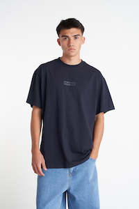 Him Tees: HUFFER // Sup Tee 190 CUBED NAVY