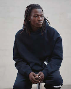 Him Hoodies Crews: WNDRR // Halo Hood Sweat BLACK