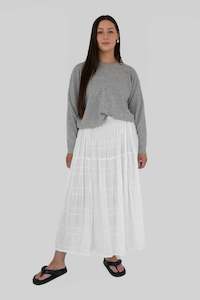 Lucky Last All Items 149: BEIGED // Charlie Skirt WHITE