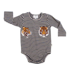 Phoenix The Fox: PHOENIX AND THE FOX // Bobbie Bodysuit TIGER STRIPE