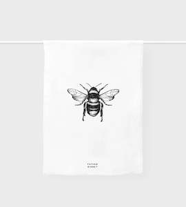 Father Rabbit: FATHER RABBIT // Tea Towel BEE