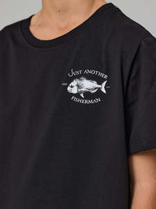 JAF KIDS // Mini Snapper Tee BLACK