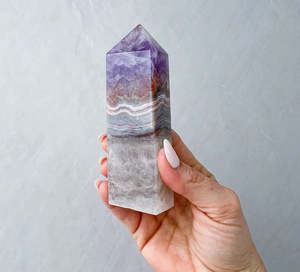 Home: OPAL + SAGE // Amethyst Agate Tower