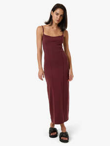 3 Days Only Mens Sale: THRILLS // Rib Seam Dress DARK CHERRY