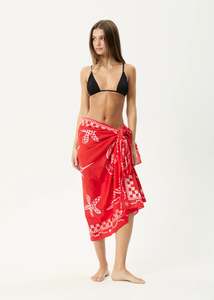 AFENDS // Calda Sarong TOMATO