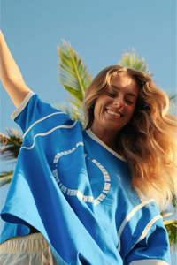 CRACKER DAY CLUB // Racer Club Tee BLUE