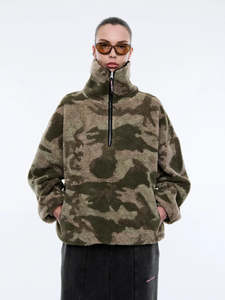 ENA PELLY // Winnie QTR Zip CAMO
