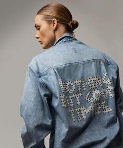 Her Tops Shirts: ONE TEASPOON // Limited Edition Denim Shirt SALTY DOG