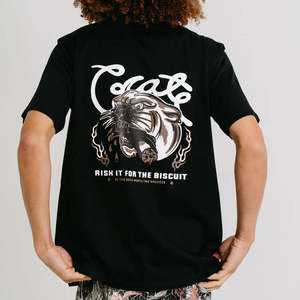 Him Tees: CRATE // Risk It for the Biscuit Tee BLACK