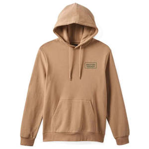 Him Hoodies Crews: BRIXTON // Palmer Proper Hoodie SAND/GREEN