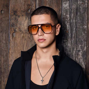 VALLEY // Rodeo DARK TORT W. GOLD METAL/ORANGE GRADIENT LENS