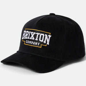 Headwear: BRIXTON // Pierson C NP Snapback BLACK