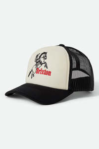 BRIXTON // Ranching Club NP Trucker BLACK OFF WHITE
