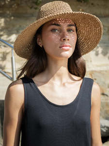 Headwear: S O P H I E // Go Wild Hat Natural