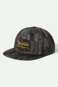 Headwear: BRIXTON // Grade HP Snapback BARK CAMO