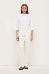 Assembly Label: ASSEMBLY LABEL // Max Cotton OS Tee WHITE