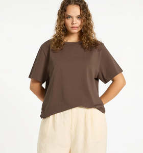 Status Anxiety: STATUS ANXIETY // Feels Right Tee COFFEE