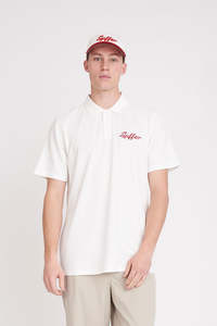 Huffer Golf Edit: HUFFER GOLF // Classic Polo CHALK