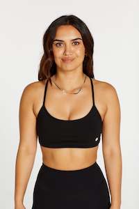 Outlet Sale: OPEN BACK BRA ONYX