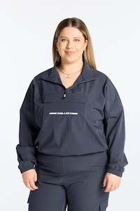 Outerwear: HINE CARGO JACKET SLATE BLUE