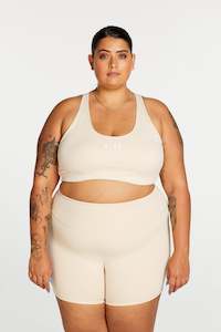 The Neutrals Edit: SPORTY BRA BEIGE