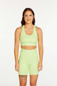 The Summer Edit: TRACK PANEL BIKE SHORT LIME