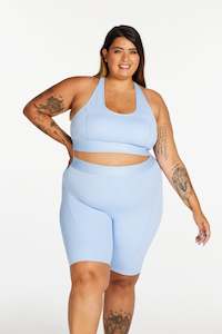 The Summer Edit: TRACK PANEL BIKE SHORT SKY BLUE