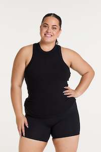 New Arrivals: FULL LENGTH RIB SINGLET ONYX