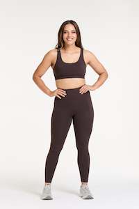 New Arrivals: STAPLE W/ POCKET FULL LENGTH LEGGINGS COCOA