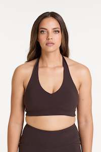 New Arrivals: HALTER NECK BRA COCOA
